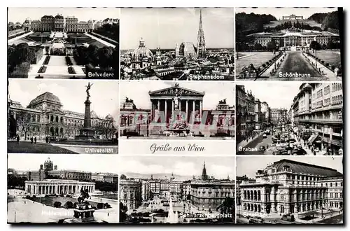 Cartes postales Grusse aux Wien