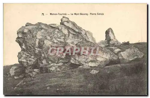 Cartes postales Morvan Touriste Le Mont Beuvray Pierre Salvee