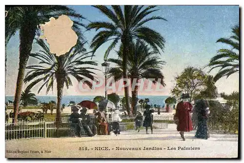 Cartes postales Nice Nouveaux Jardins Les Palmiers