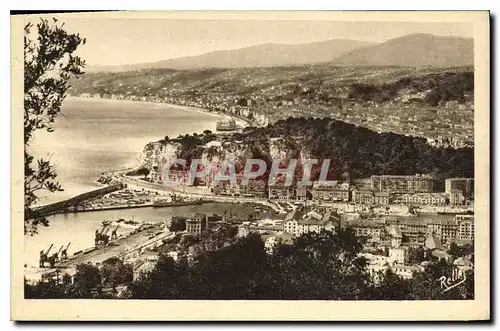 Cartes postales Nice Vue d'ensemble prise du Mont Boron