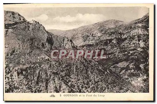 Cartes postales Gourdon et le Pont du Loup