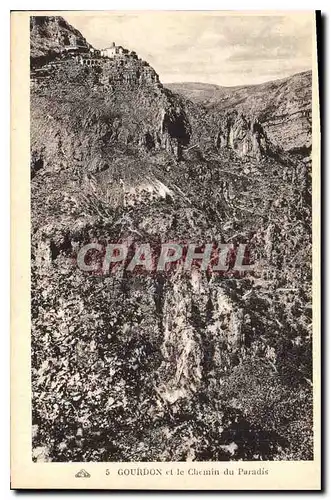 Cartes postales Gourdon et le Chemin du Paradis