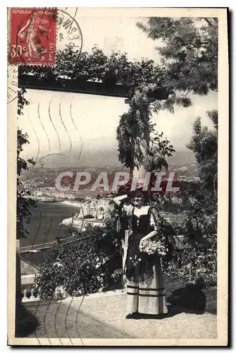 Cartes postales Cote d'Azur Artistique Nice Entre les Pergolas Costume du pays