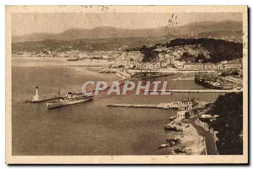 Ansichtskarte AK Cote d'Azur Artistique Nice Promenade au Mont Boron Bateau