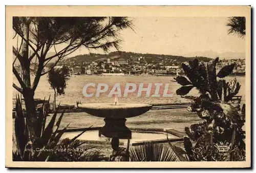 Cartes postales Cannes Vue prise de la Croisette