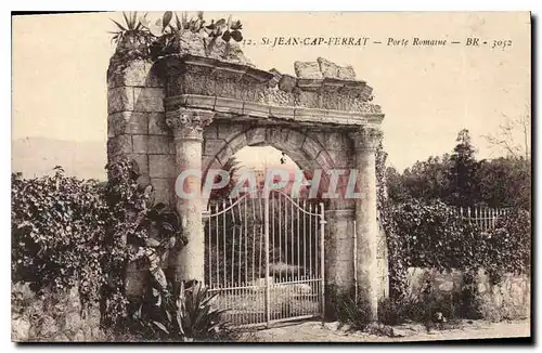 Cartes postales St Jean Cap Ferrat Porte Romaine