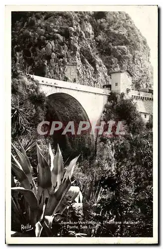 Cartes postales Grimaldi Ventimegla Frontiera Italiana Ponte San Luigi