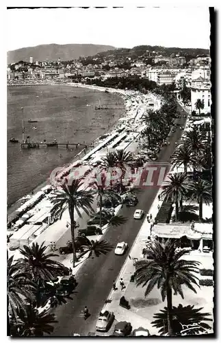 Cartes postales La Cote d'Azur Cannes La Croisette