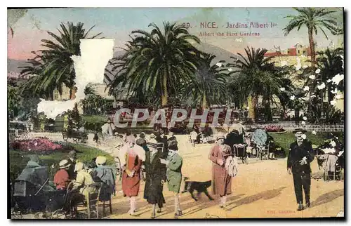 Cartes postales Nice Jardins Albert Ier