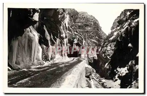 Ansichtskarte AK Beuil A M Route du Cians Galeries de Glace