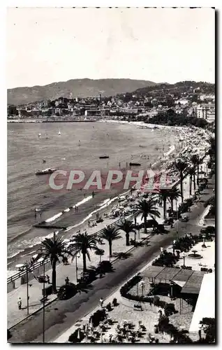 Cartes postales La Cote d'Azur Cannes la Croisette et le Suquet