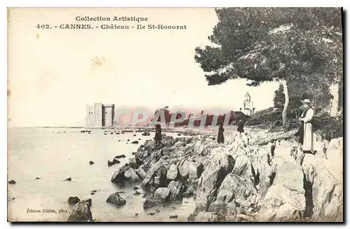 Cartes postales Collection Artistique Cannes Chateau Ile St Honorat