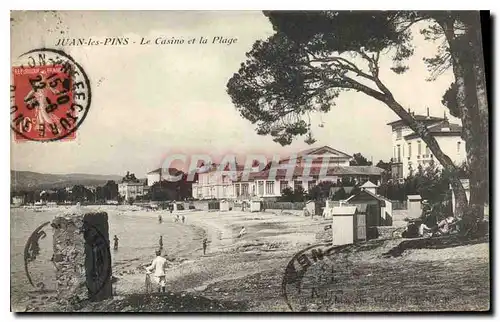 Cartes postales Juan les Pins Le Casino et la Plage