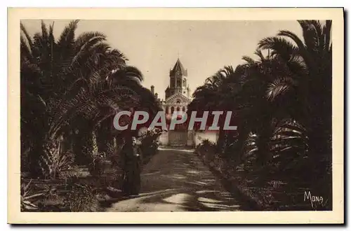 Cartes postales Ile Saint Honorat Entree du monastere vue de l'exterieur