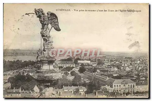 Cartes postales Luneville Vue prise du sommet d'une des Tours de l'Eglise Saint Jacques