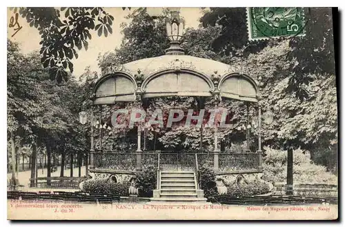 Cartes postales Nancy La Pepiniere Kiosque de Musique