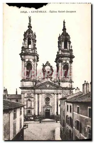 Cartes postales Luneville Eglise Saint Jacques