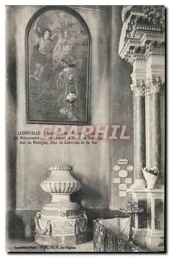 Ansichtskarte AK Luneville Interieur de l'Eglise St Jacques