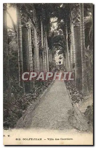 Cartes postales Golfe Juan Villa des Cocotiers