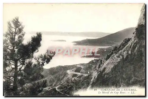 Ansichtskarte AK Corniche de l'Esterel Le Massif du Cap Roux