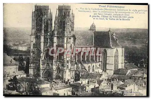 Ansichtskarte AK Toul Pittoresque Vue de la Cathedrale