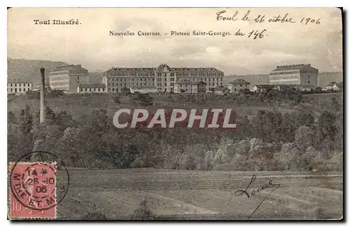 Cartes postales Toul Illustre Nouvelles Casernes Plateau Saint Georges