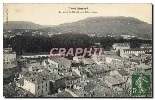 Cartes postales Toul Illustre Le Mont St Michel et la Cote Barine