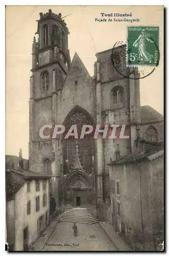 Cartes postales Toul Illustre Facade de Saint Gengoult