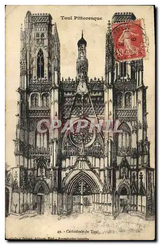 Ansichtskarte AK Toul Pittoresque Cathedrale de Toul