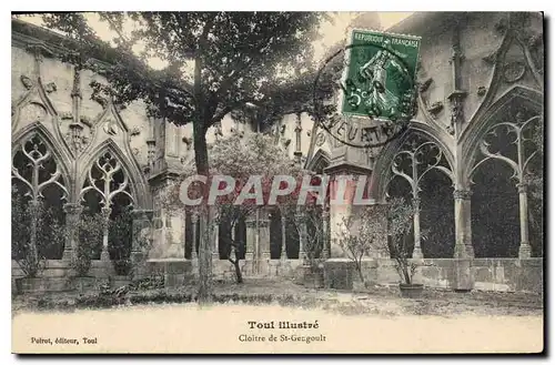 Cartes postales Toul Illustre Cloitre de St Gengoult