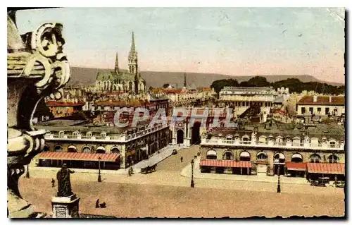 Cartes postales Nancy L'Arc de Triomphe la Basilique Saint Epevre et le Palais du Gouvernement