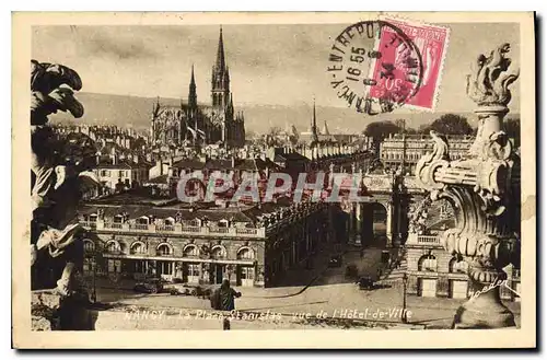 Cartes postales Nancy La Place Stanislas vue de l'Hotel de Ville