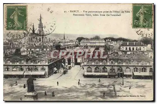 Ansichtskarte AK Nancy Vue panoramique prise de l'Hotel de Ville