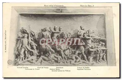 Ansichtskarte AK Mars la Tour Haut relief d'Infanterie