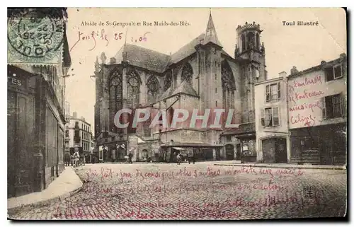 Cartes postales Abside de St Gengoult et Rue Muids des Bles Toul Illustre