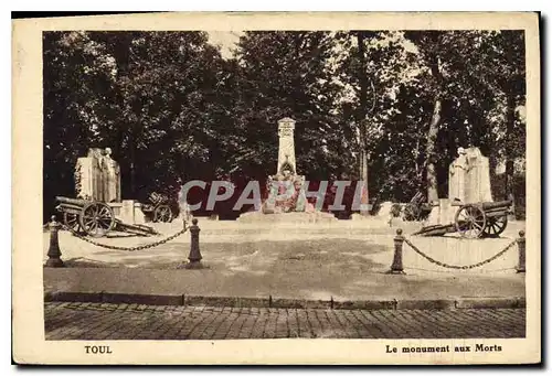 Cartes postales Toul Le monument aux Morts