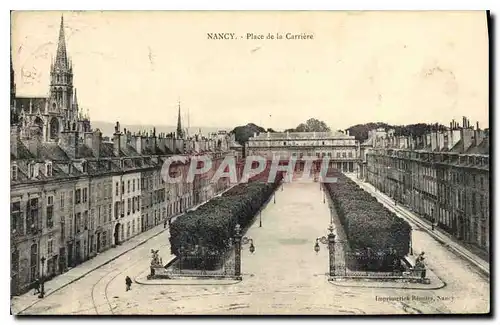 Cartes postales Nancy Place de la Carriere