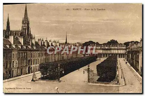 Cartes postales Nancy Place de la Carriere