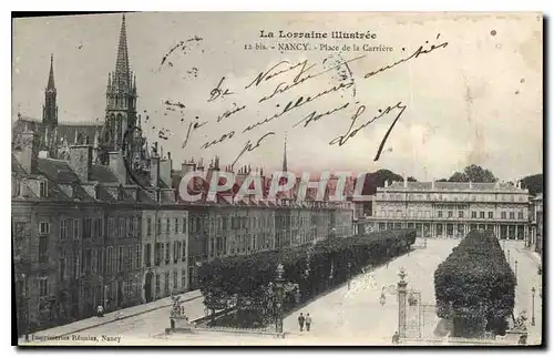 Cartes postales Nancy Place de la Carriere