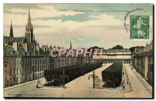 Ansichtskarte AK Nancy Place de la Carriere vue prise de l'Arc de Triomphe