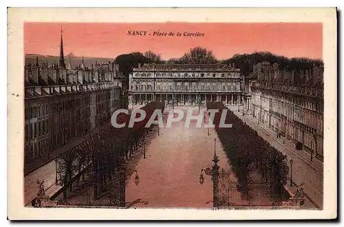 Cartes postales Nancy Place de la Carriere