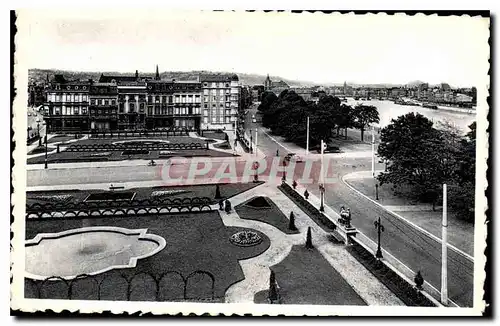 Cartes postales Liege Les Terrasses et la Meuse