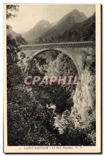 Ansichtskarte AK Saint Sauveur Le Pont Napoleon