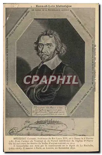 Cartes postales Eure et Loir historique Metezeau Clement