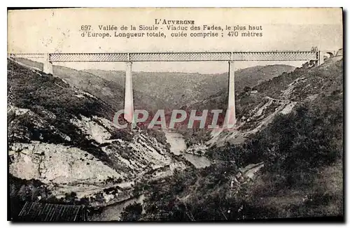 Ansichtskarte AK L'Auvergne Vallee de la Sioule Viaduc des Fades