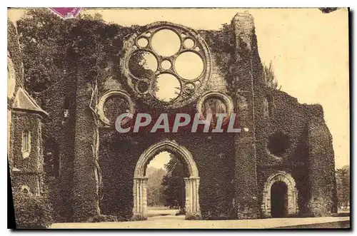 Cartes postales Abbaye des vaux de Cernay La facade de l'Eglise