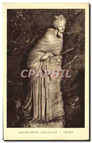 Cartes postales Sculptures Romaines Palais du Vatican Polymnie