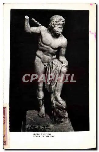 Ansichtskarte AK Musee d'Eleusis Statue de Neptune
