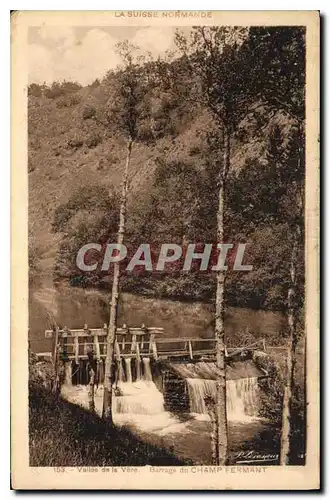 Cartes postales Vallee de la Vere Barrage du Champ Fermant