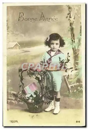 Cartes postales Bonne Annee enfant
